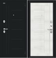 Проф Букле черное/Bianco Veralinga, входные двери Браво - фото 21822